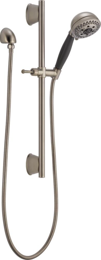 Delta H2OKinetic 5-Setting Slide Bar Hand Shower Stainless-Certified Refurbished gallery