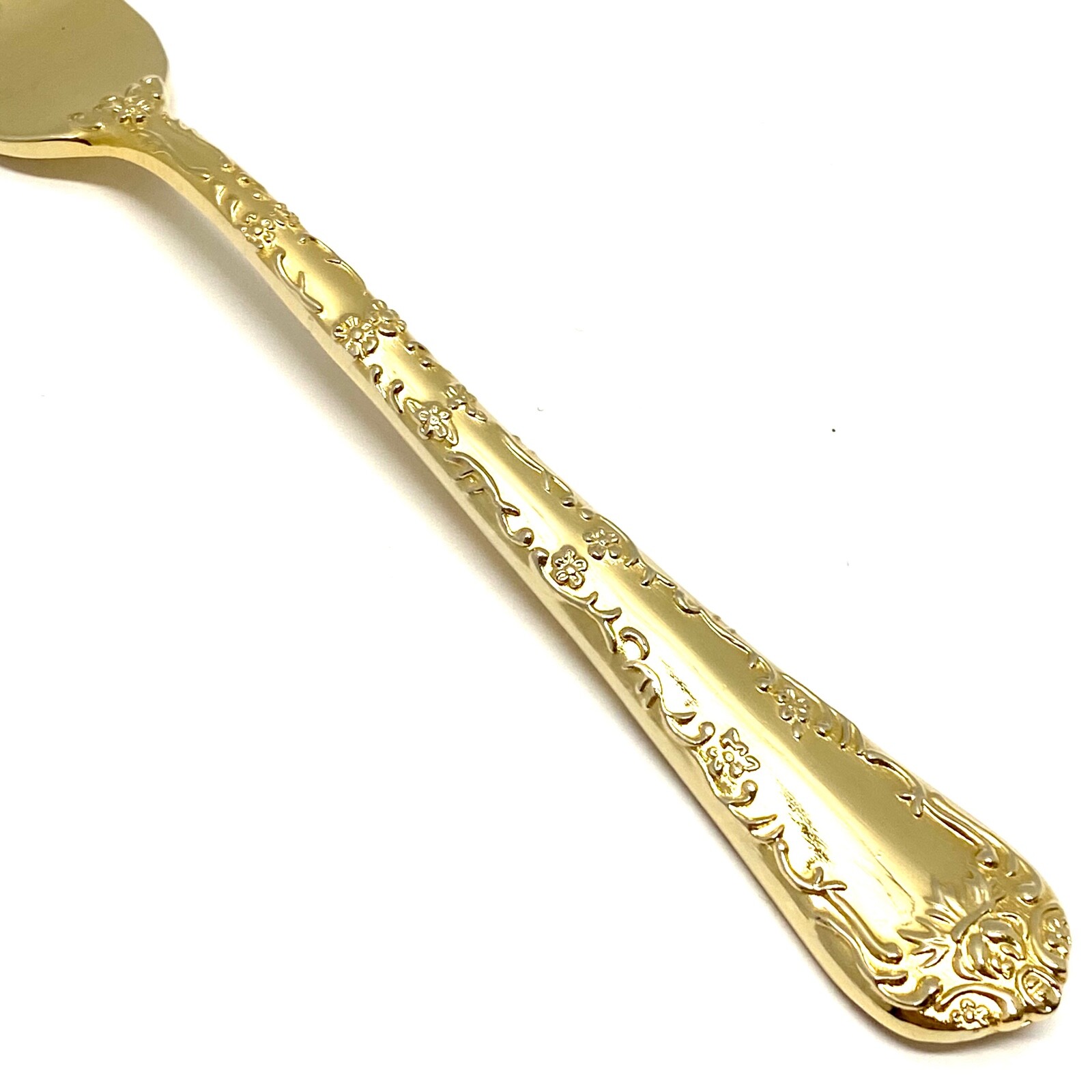 International GOLDEN ENCHANTED ROSE Electroplate Wm Rogers & Son Flatware CHOICE gallery
