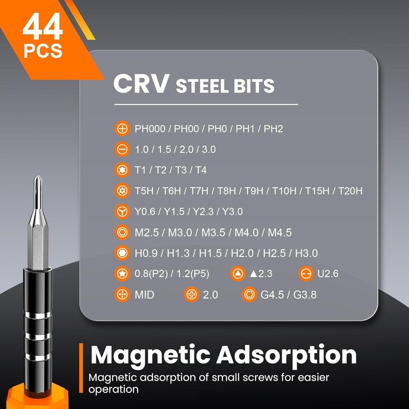 59 in 1 Precision Screwdriver Set Electronics Repair Tool Kit with Bits gallery