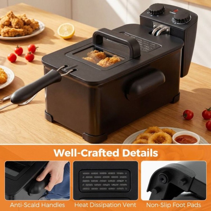 Deep Fryer with Timer for Household & Commercial gallery