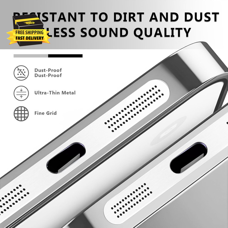 for Iphone 15/16 Pro Max Accessories, 5 PCS Cell Phone Speaker Anti-Dust Plugs, gallery