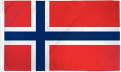 “NORWAY” flag 2×3 ft polyester banner sign Norwegian UN United Nations