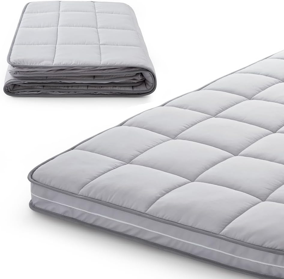 3Inch Narrow Twin Mattress Topper Cover(Only Cover),Cot Mattress Protector Beddi gallery