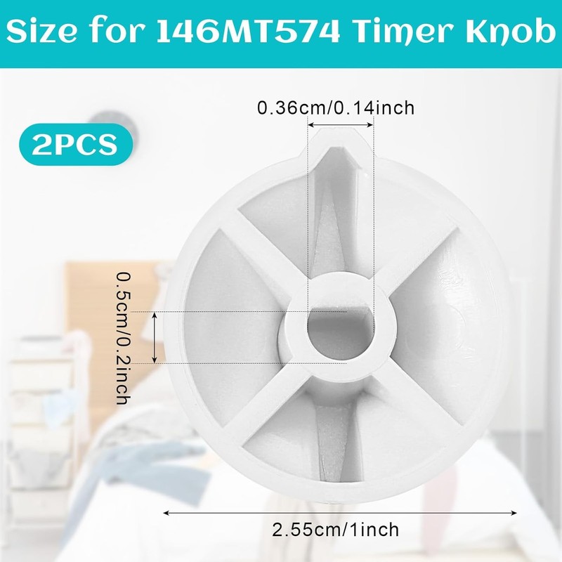 2 Pack Timer Switch Knob Replacement for Intermatic FD Series Wall Fan Heater gallery