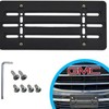 Bumper License Plate Bracket for 2000-2024, Plate Holder Set with 6 Unique Black gallery