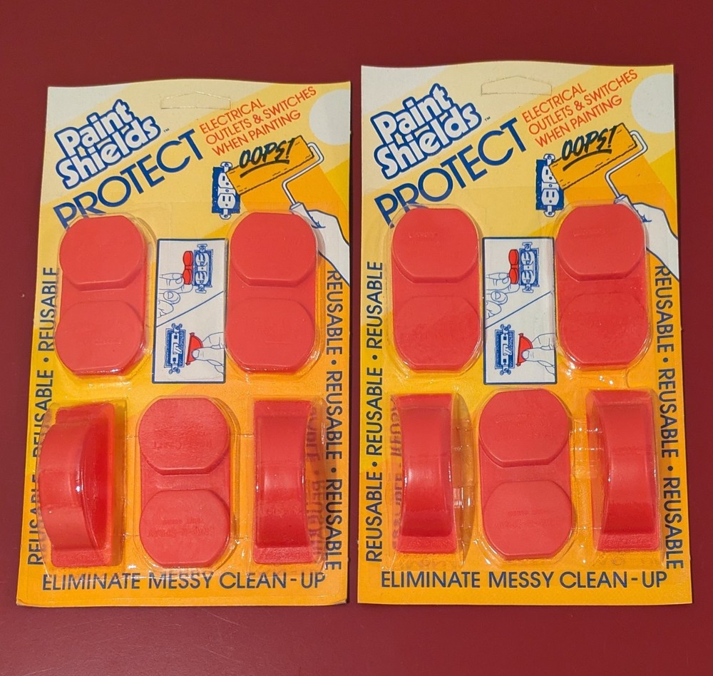 2 packs of Paint shields protects sockets for painting