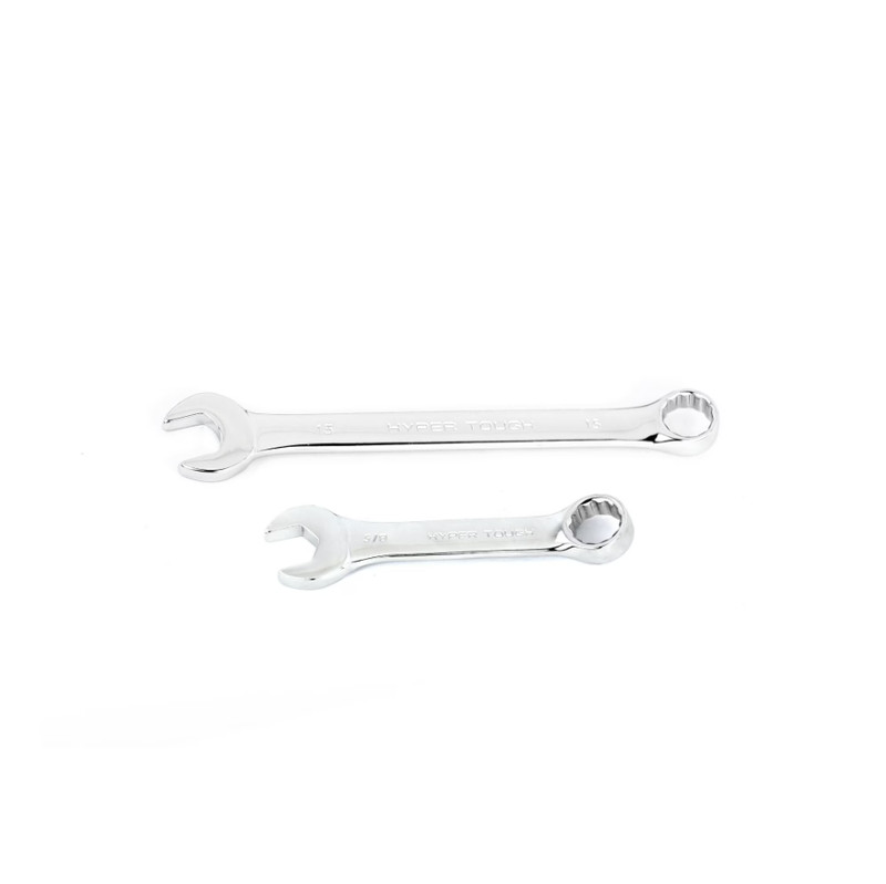 32-Piece Combination Wrench Set Chrome Vanadium SAE Metric Standard Stubby Case gallery