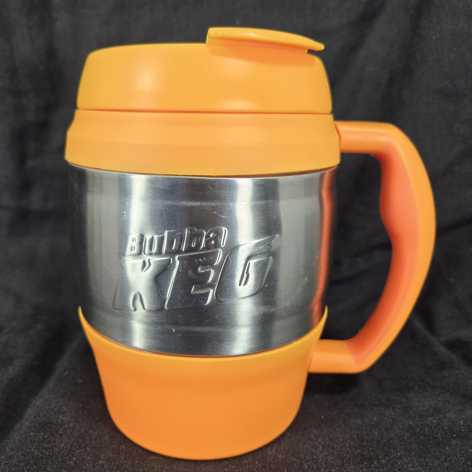 BUBBA KEG 52oz Insulated Large Travel Mug Orange Stainless With Handle Flip Top gallery