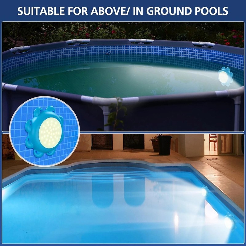 LED Pool Light Kits, Match with Pool Fountain, Pool Lights for Above Ground Pool gallery