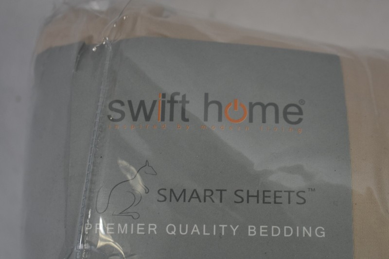 Swift Home Essential Soft Bedding Sheet Set Cream King Size Microfiber Silky gallery