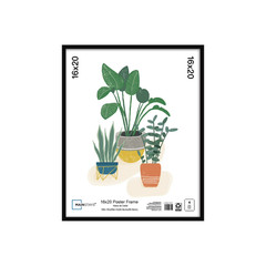 Mainstays – 16×20 Picture Frame – Black Flat Profile Wall Photo Frame