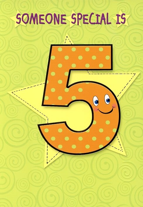 Someone Special Is 5 - Birthday Greeting Card - 2711 gallery