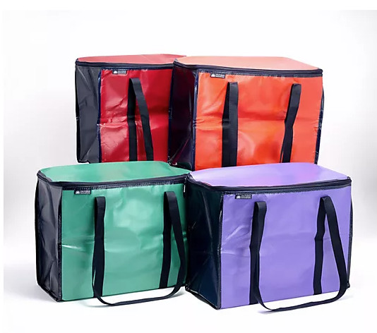 California Innovations S/4 Super Shopper Tote Bags w/ Zip Closure(Random Colors) gallery
