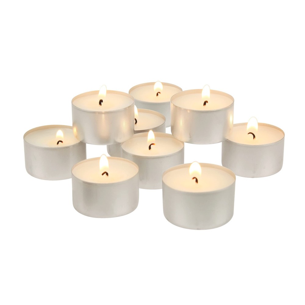 Unscented Long Burning White Tealight Candles, Bulk Pack, 6-7 Hour Burn Time,...