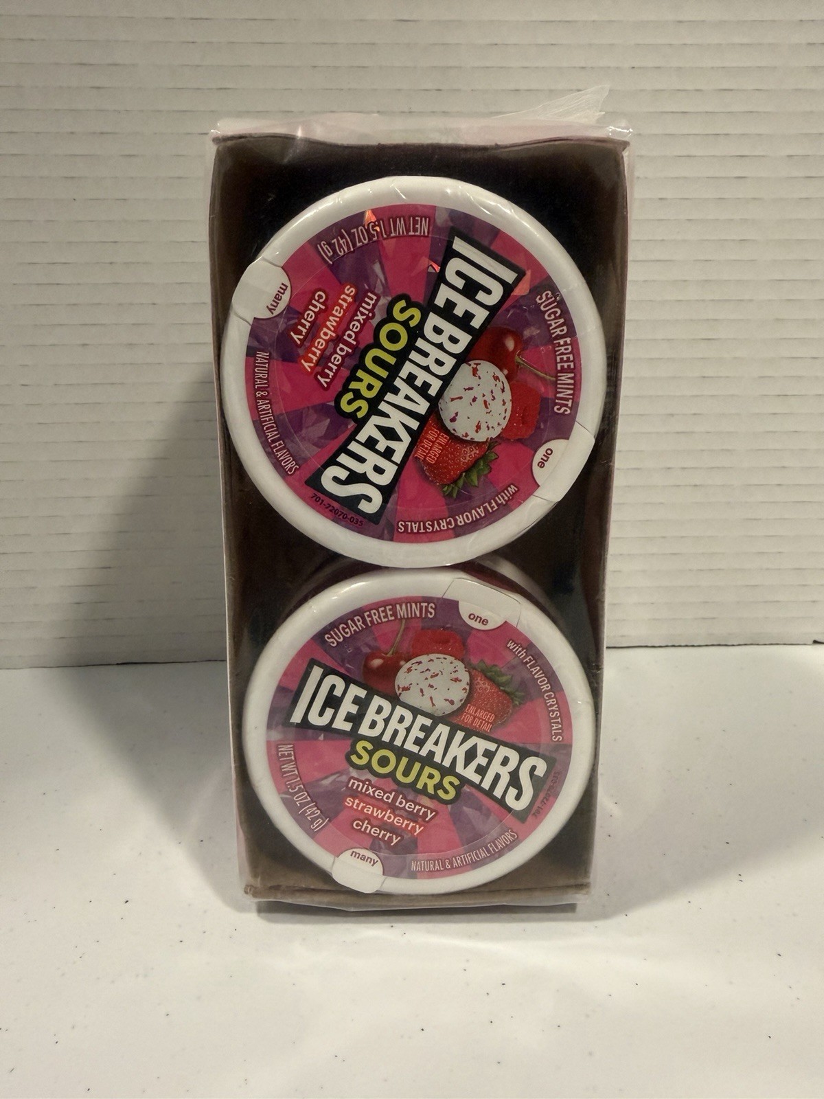 Ice Breakers Sugar Free Mints, Sour Assorted 1.5 Ounce (Pack of 8) gallery