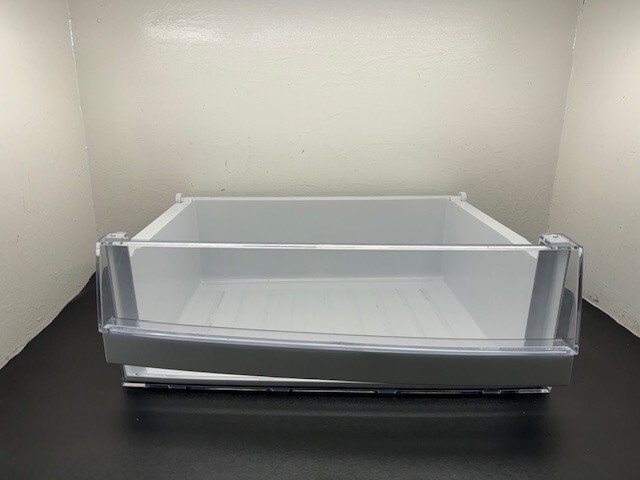 GE Refrigerator Left Side LH Vegetable Pan Crisper Drawer WR32X10853, WR32X10814 gallery