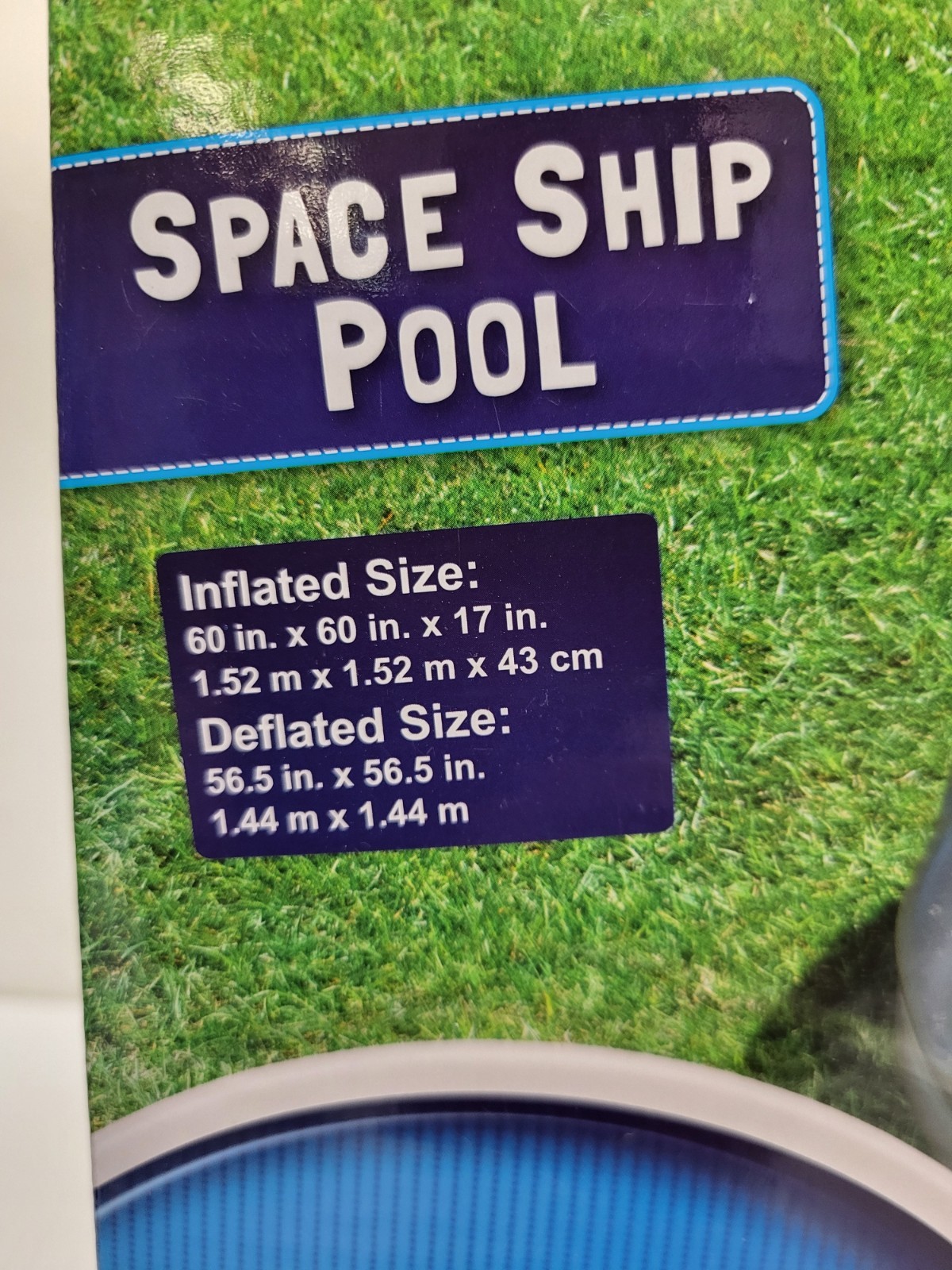 Bestway H2OGO! Inflatable 135 Gal. Space Ship Kids Pool - 60" x 60" x 17" gallery