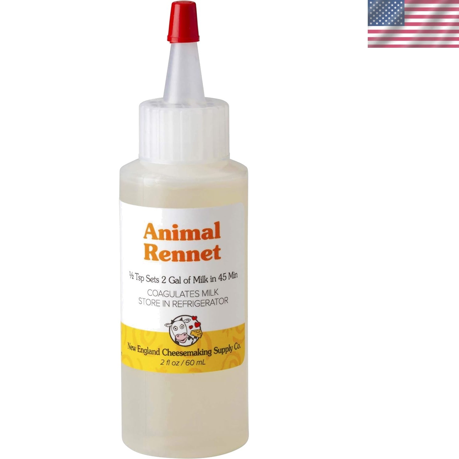 Liquid Animal Rennet – Single Strength Calf Rennet for Home Cheese Making – N... gallery