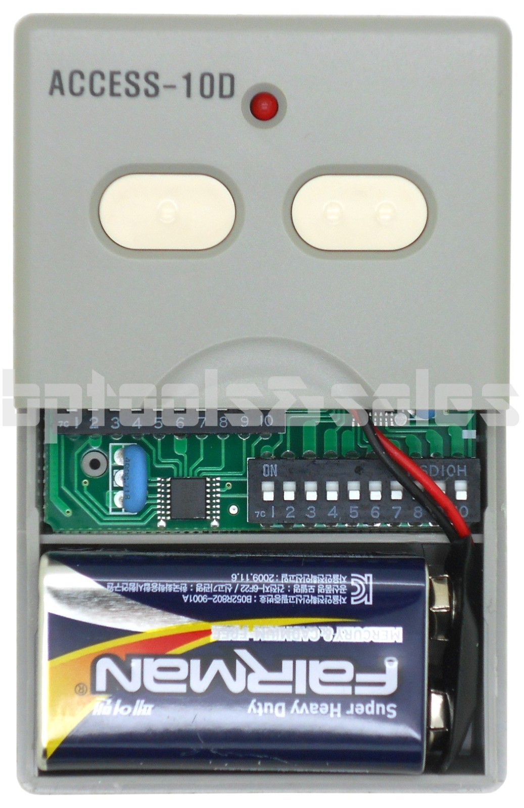 10 Digit Code 2 Buttons Remote Control Garage/Gate Transmitter Opener 300MHz gallery