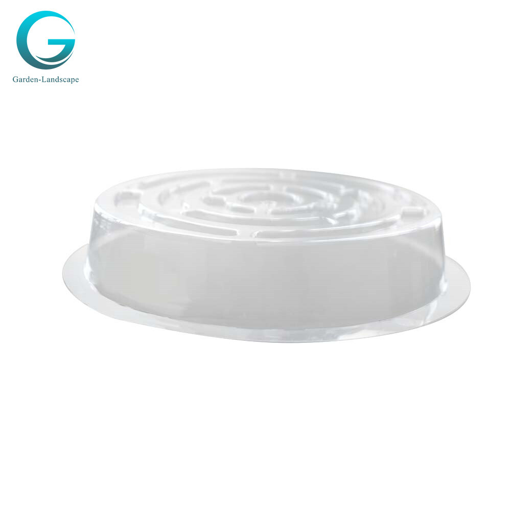 10 Pcs 8 In High Quality Saucer Drip Trays Plastic Flower Plant Pots Transparent gallery