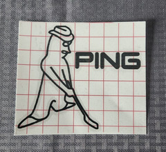 Ping Golf Logo Vinyl Decal