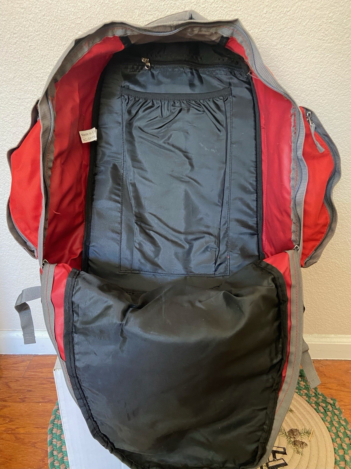 Cabelas Bitteroot 48 Internal Frame Backpack Hiking Red Gray 5