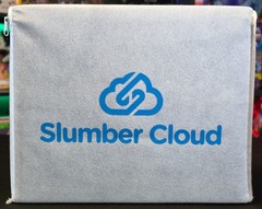 Slumber Cloud Stratus Cooling Sheets King Outlast NASA Discontinued Blue NEW