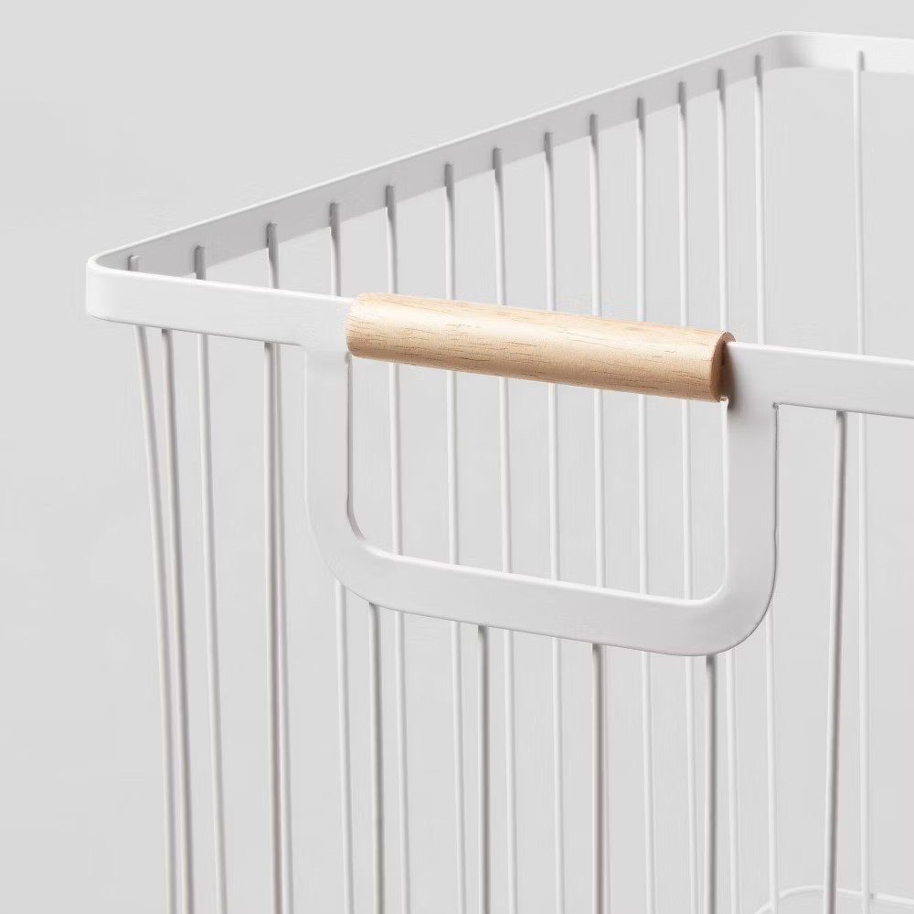 Wire Rolling Laundry Hamper - Brightroom gallery