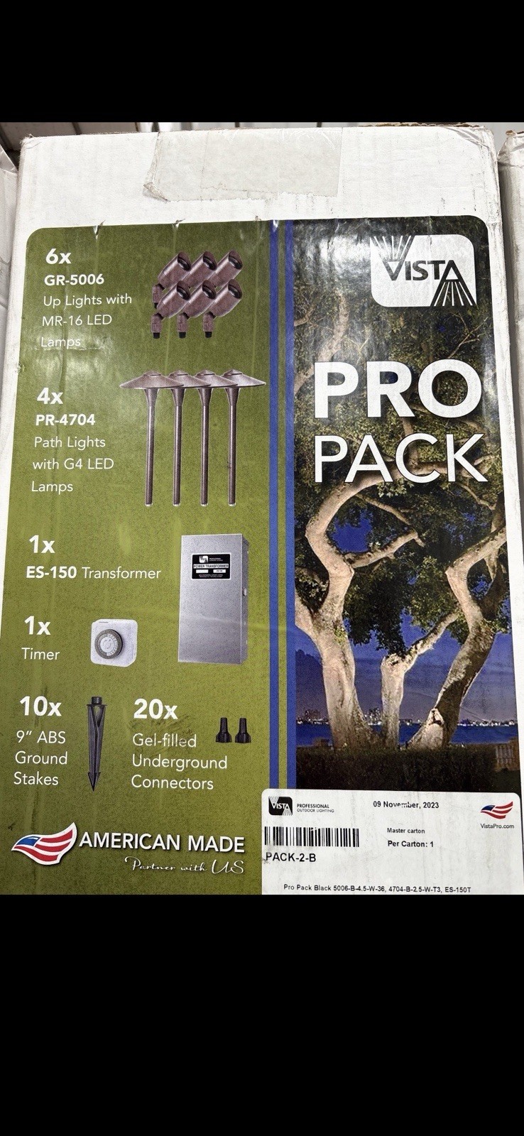Vista Outdoor Landscaping Lighting Pro Pack Kit gallery