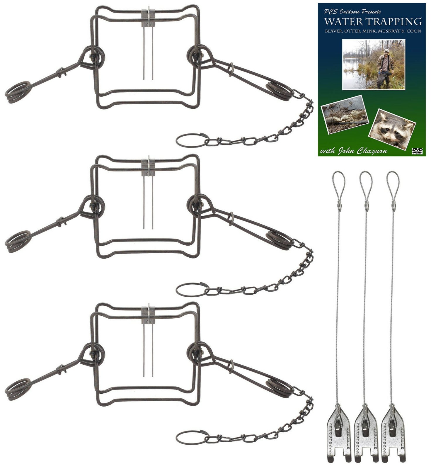 (3 Pack) Duke #220 DS Body Grip Value Package with DVD and Cable Stakes gallery