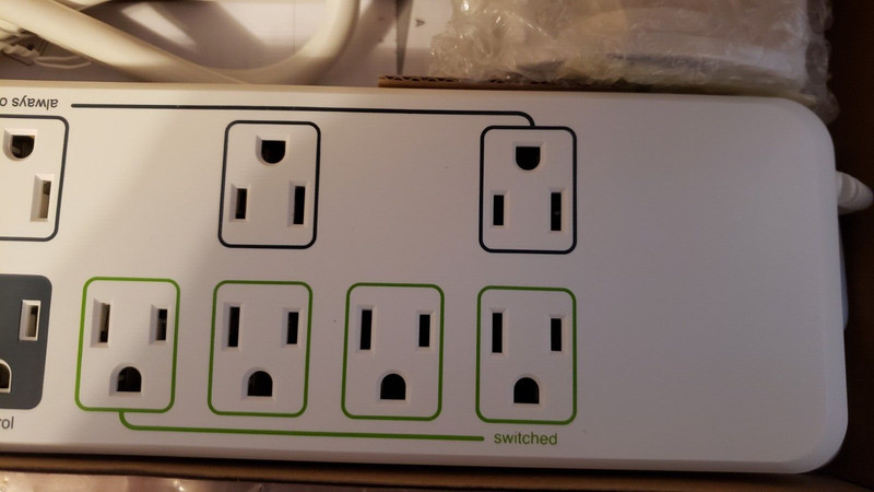 TrickleStar 183SS-US-8XX Motion Sensor PowerStrip 1800W New in Box gallery