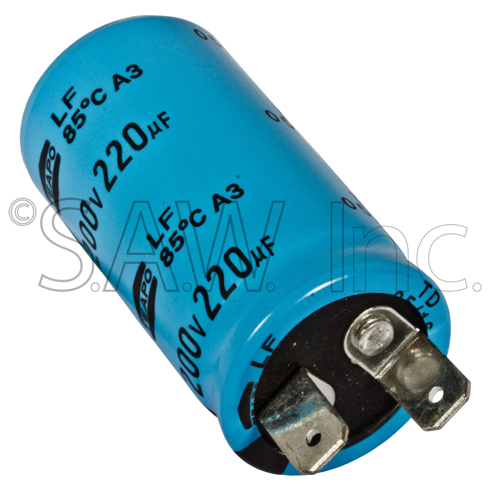 0034819.01 Teapo SINGLE Coleman Generator Capacitor 220uF 200V HD85C +-3% gallery