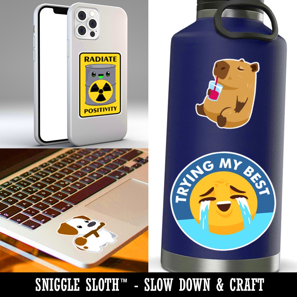 Realistic Brown Marmorated Stink Bug Vinyl Sticker Set - 5 Pack gallery