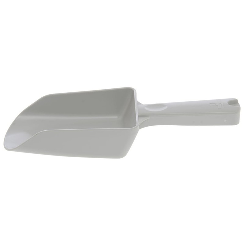 Grey PETG Plastic Replacement Scoop - 9 3/4"L x 3 1/4"W gallery