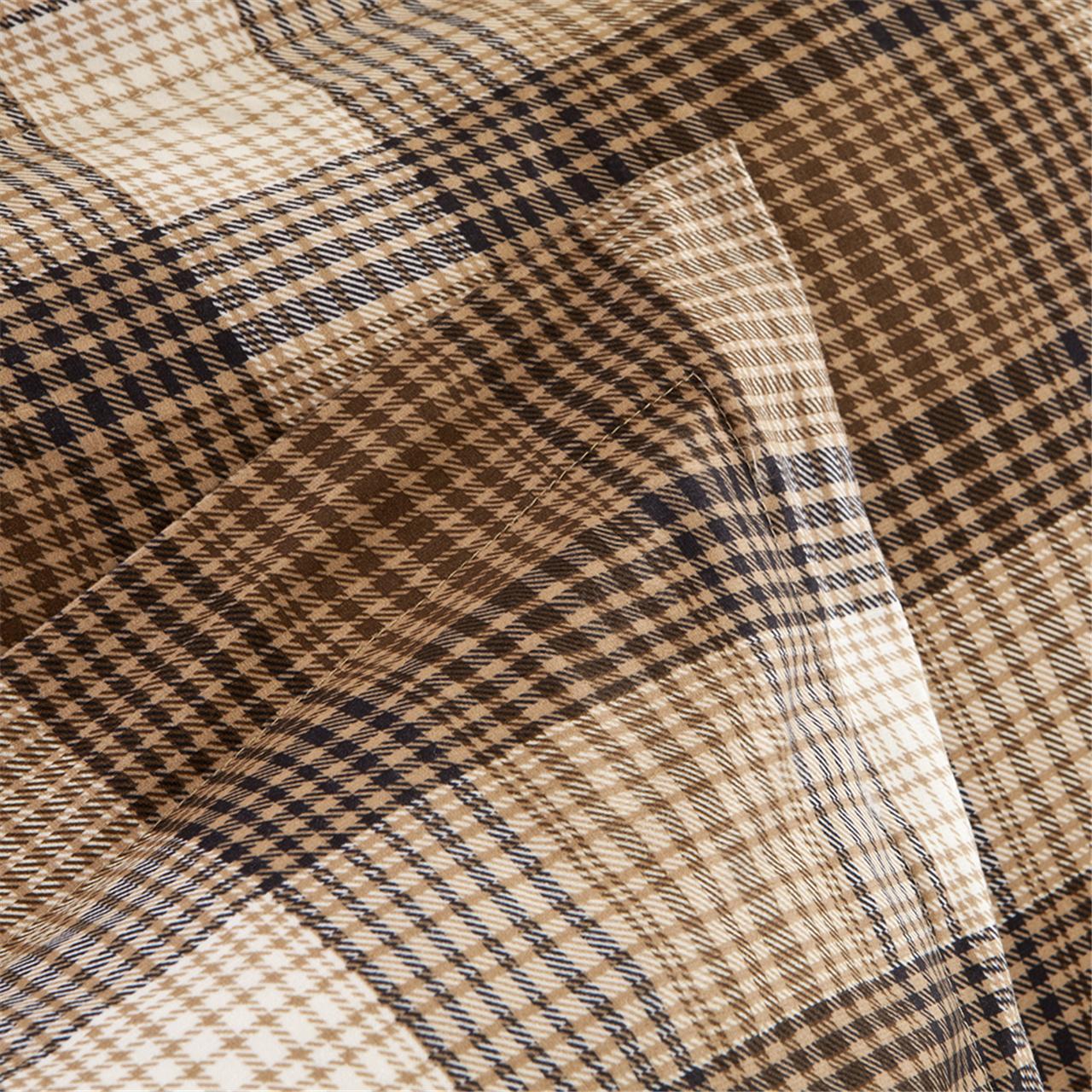 BROWN PLAID Twin, Queen or King COMFORTER SET : COZY COUNTRY CABIN gallery