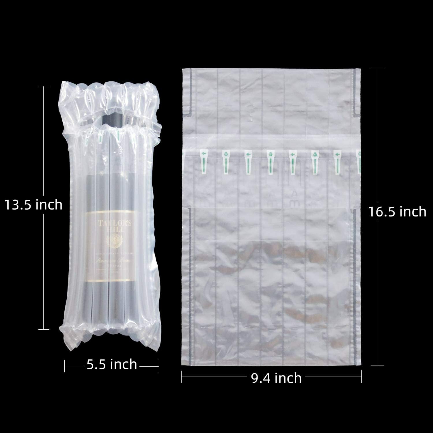 Wine Bottle Protector Bubble Cushion Wrap Sleeve Leak Proof Cushioning Wrap gallery