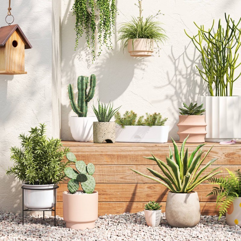 Self-Watering Window Rectangular Indoor Outdoor Planter Box gallery
