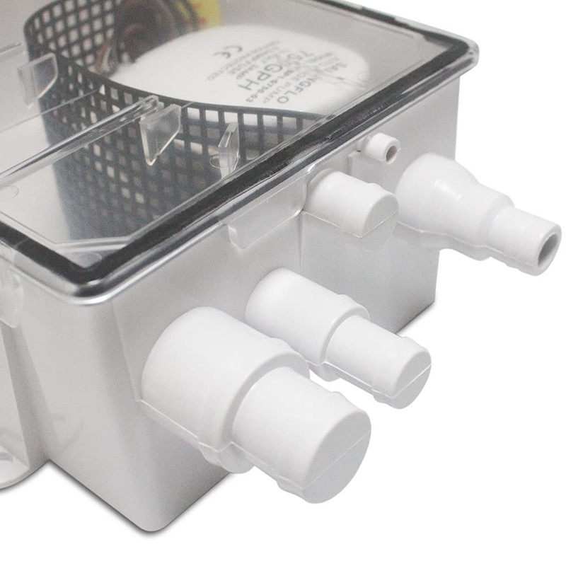 Shower Sump Pump Kit System Drain Box-12V 750GPH Built-in Automatic Bilge Pum... gallery