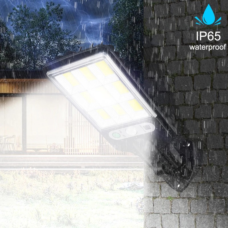 2/8X LED Solar Flood Light Motion Sensor Wall Street Yard Outdoor Security Lamp gallery