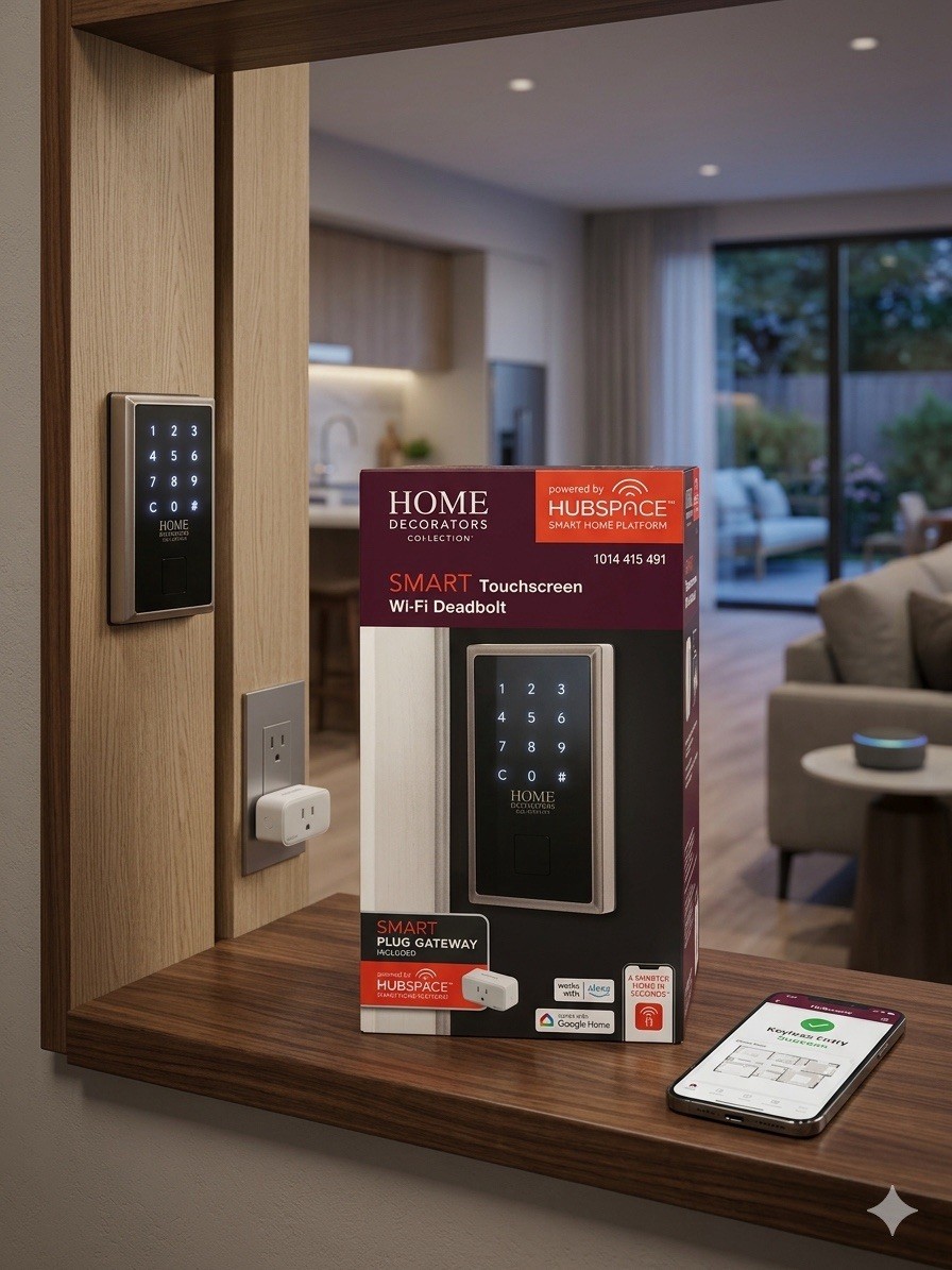 New Smart Touchscreen Wi-Fi Deadbolt New Home Decorators Collection 1014 415 491 gallery