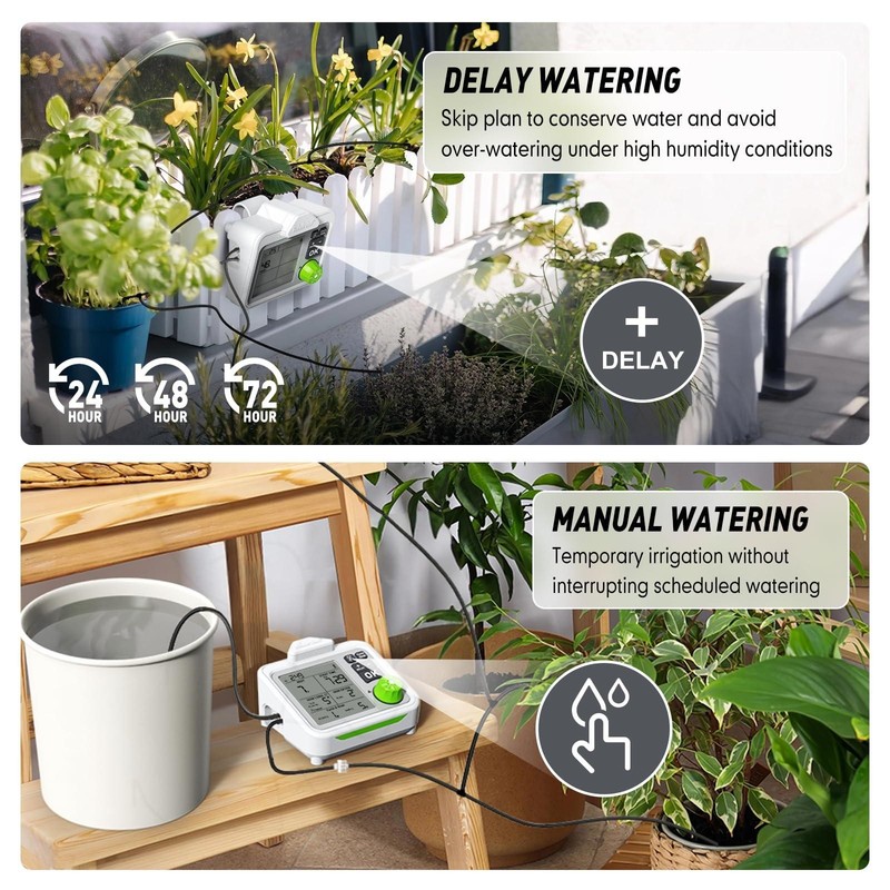 RAINPOINT Automatic Plant Watering Timer for Up to 20 Indoor Pot Plants gallery