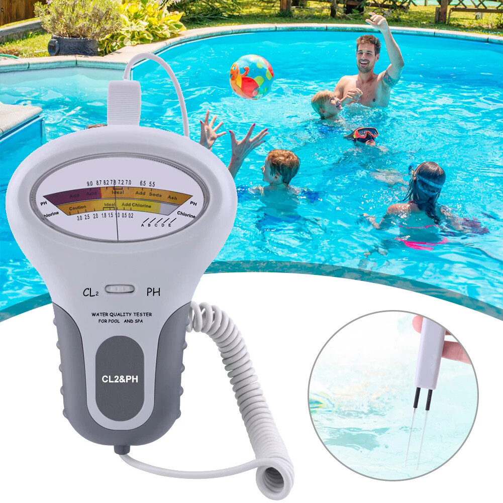 Digital Meter Chlorine gas PH Tester Pool Water Quality Purity Test Pen Stick gallery