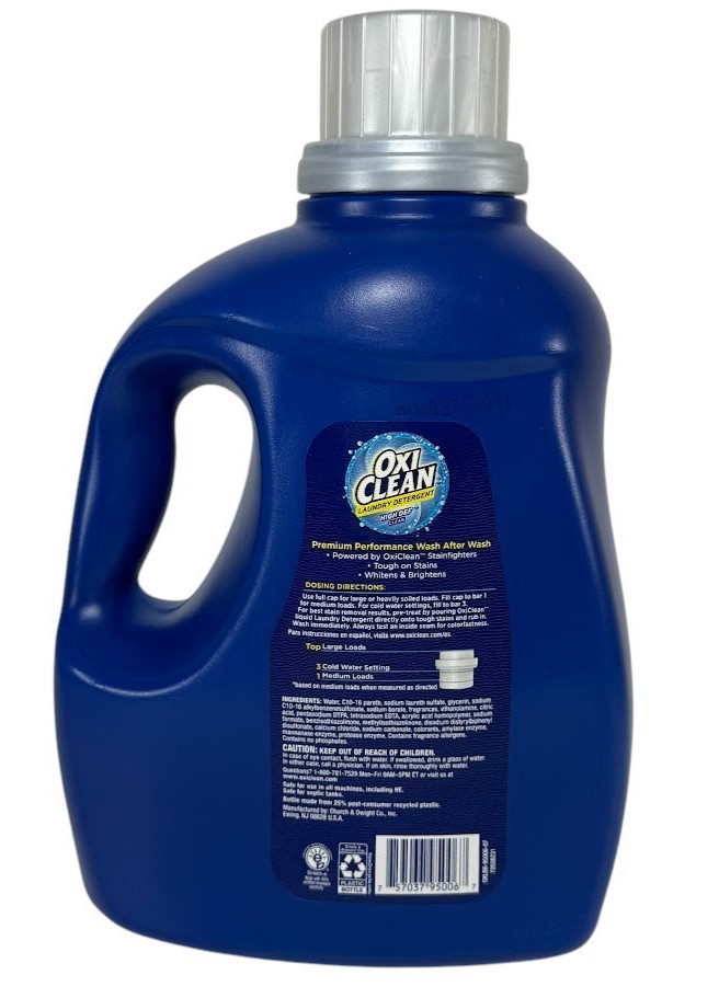 OxiClean Liquid Laundry Detergent Sparkling Fresh Scent 67 Loads 100.5 oz JUMBO gallery