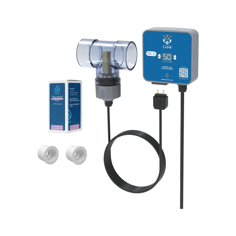 Pool Ionizer by ClearBlue Ionizer - Self-Cleaning, Inline Pool Ionizer Works ...