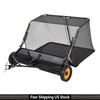 Lawn Sweeper Tow Behind Heavy Duty 44", 25 Cu.Ft Grass Collector, Height Adjust gallery