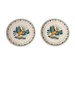 180 Degrees Paper Plate Look Melamine 7.5" Plates Deer Country Nature Set of 2 gallery