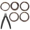 Bonsai Training Wire Set 147ft 5 Sizes 1 3mm Anodized Aluminum with Cutter gallery