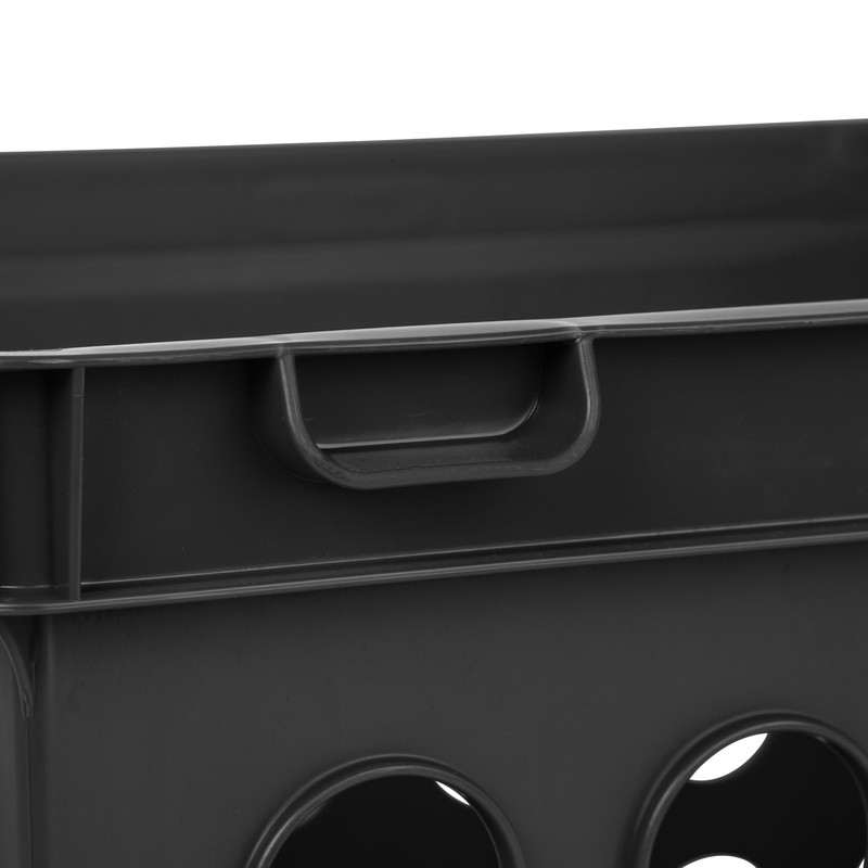 (6pack)File Crate,Versatile Plastic Bin,Letter or Legal-Sized File Storage,Black gallery