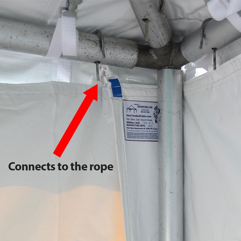8x15 Solid Sidewall for High Peak Canopy Event Tent Outdoor Party Vinyl OPEN BOX gallery