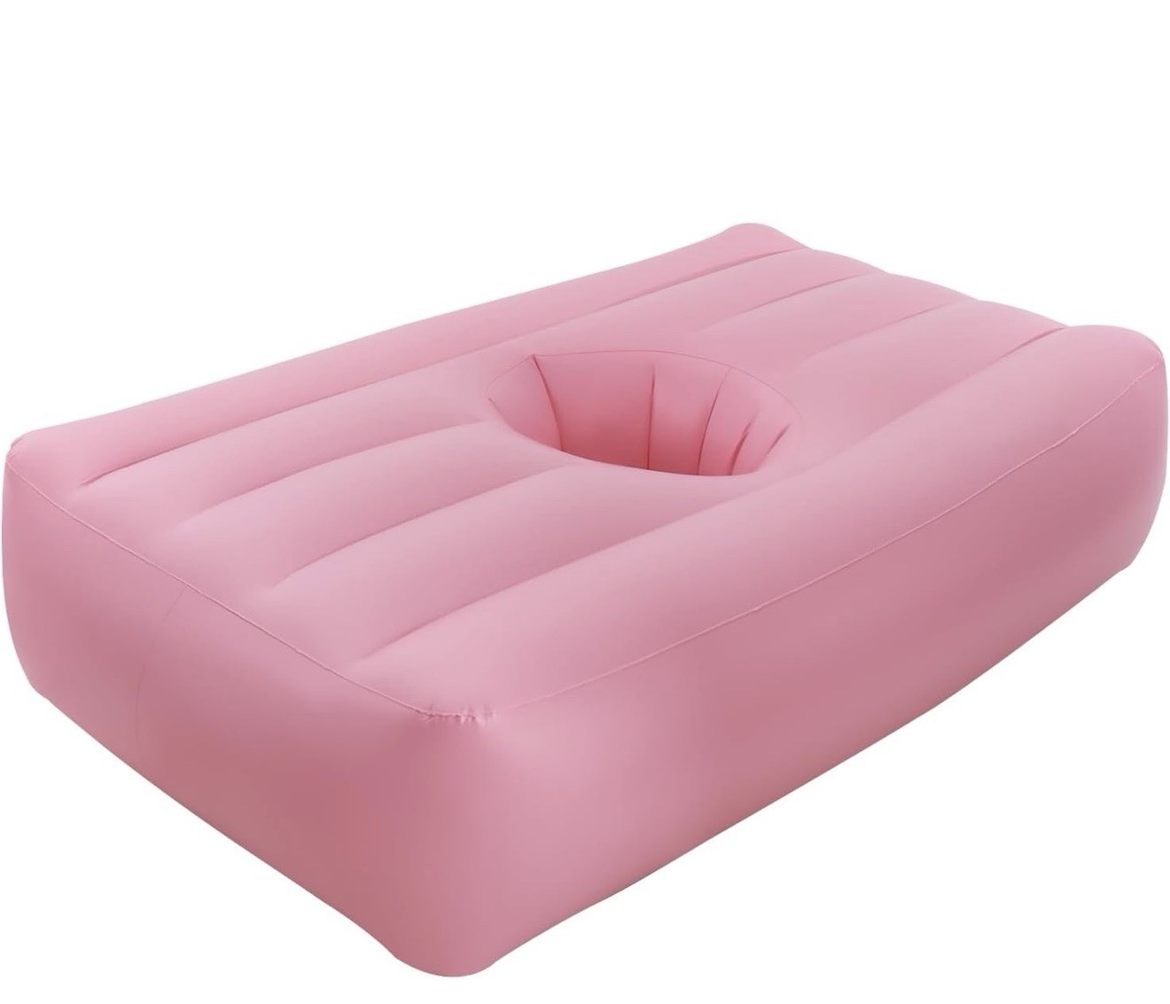 Post Surgery Recovery Bed with Hole PVC Inflatable Bed Mattress 72*40*17in gallery